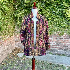 Anthropologie moth sweater jacket payton jacquard